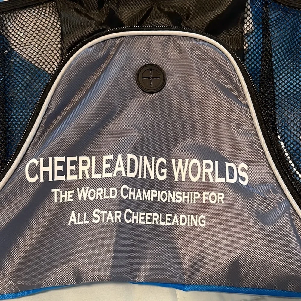 New Undated Cheerleading worlds String Backpack